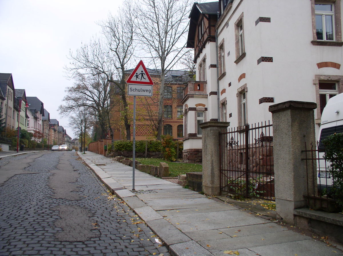 Schulstraße vor Bau