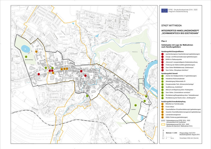 Lageplan der Massnahmen